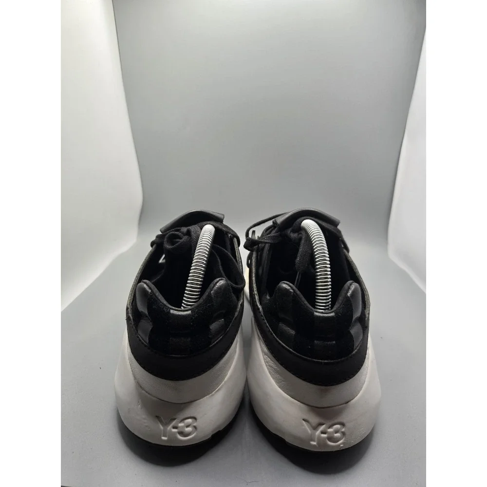 Adidas Y-3 QR Run Black White Sneakers Men's Size‎ 8 Yohji Yamamoto